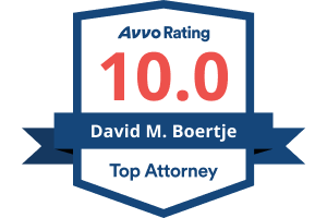 Avvo Rating 10 David M. Boertje
